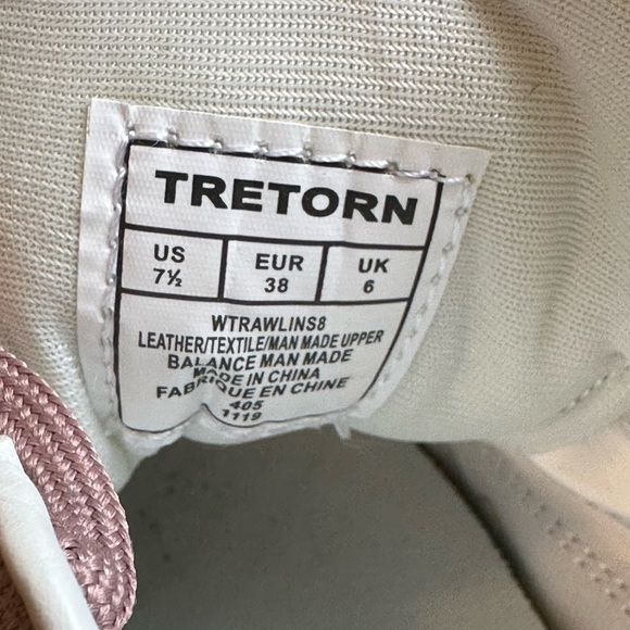 Tretorn Rawlins Blush Sneaker 7.5 - Picture 6 of 6